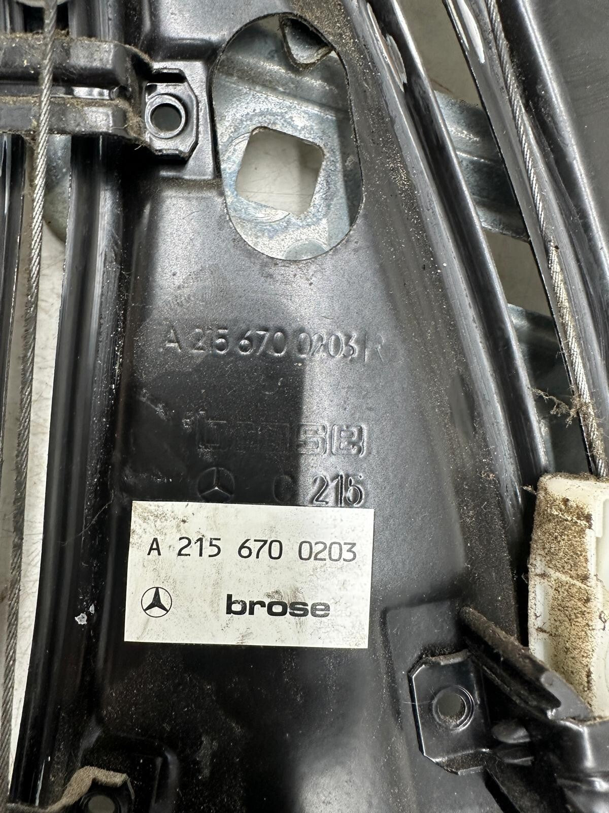 Original Mercedes-Benz S-Klasse Coupé C215 Fensterheber hinten rechts A215670020
