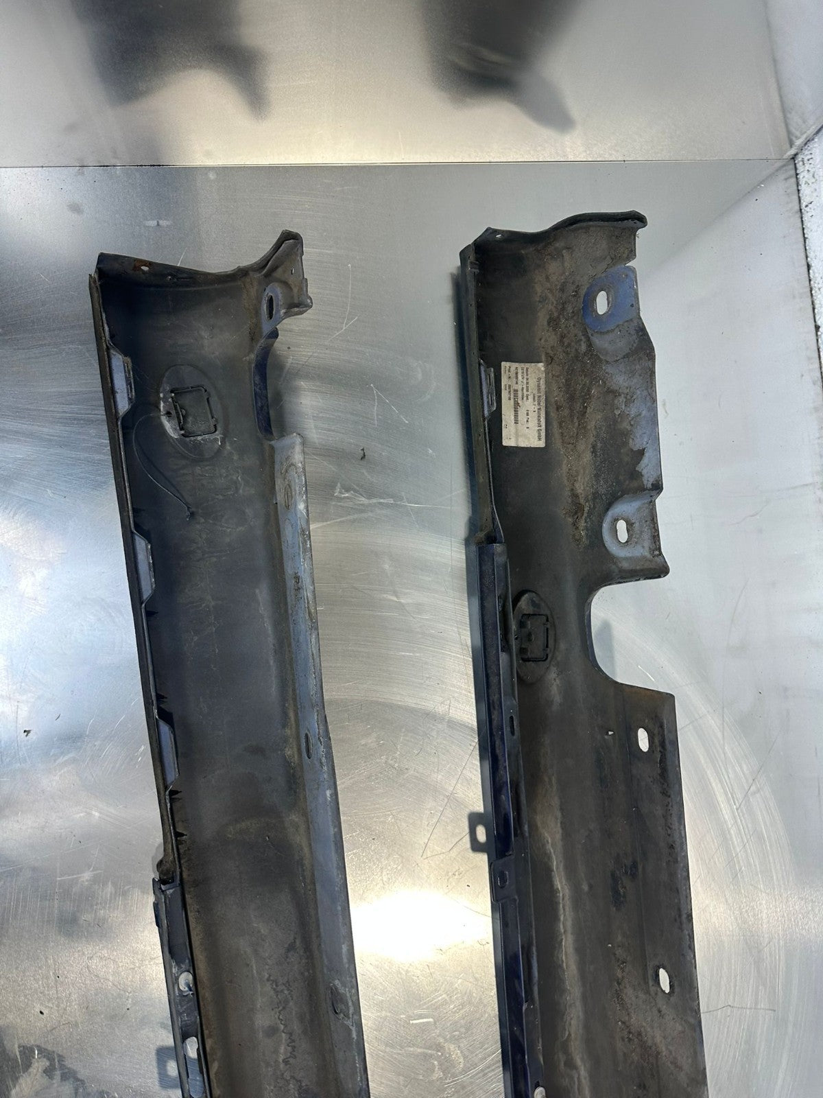 Mercedes-Benz CL W215 C215 Schwellerverkleidung links + rechts Azuritblau 366