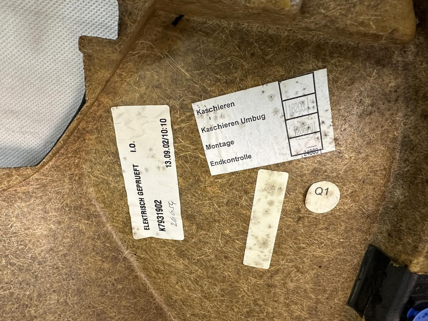 Original Mercedes-Benz CL W215 Türverkleidung rechts – Leder – A2157200670