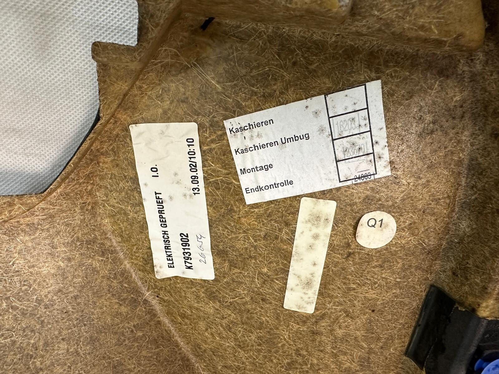 Original Mercedes-Benz CL W215 Türverkleidung rechts – Leder – A2157200670