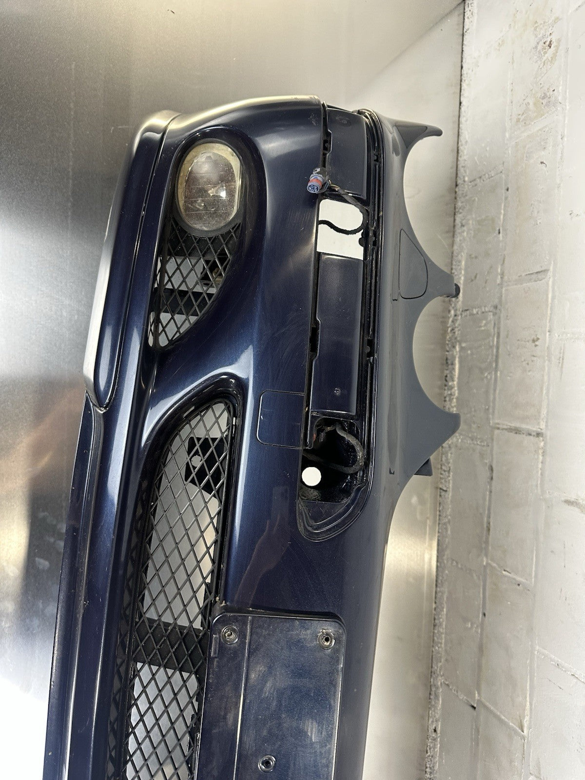 Mercedes Benz W215 CL Stoßstange Vorne Azuritblau Original A2158800070