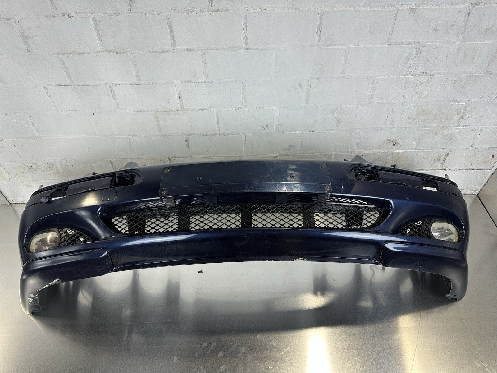 Mercedes Benz W215 CL Stoßstange Vorne Azuritblau Original A2158800070