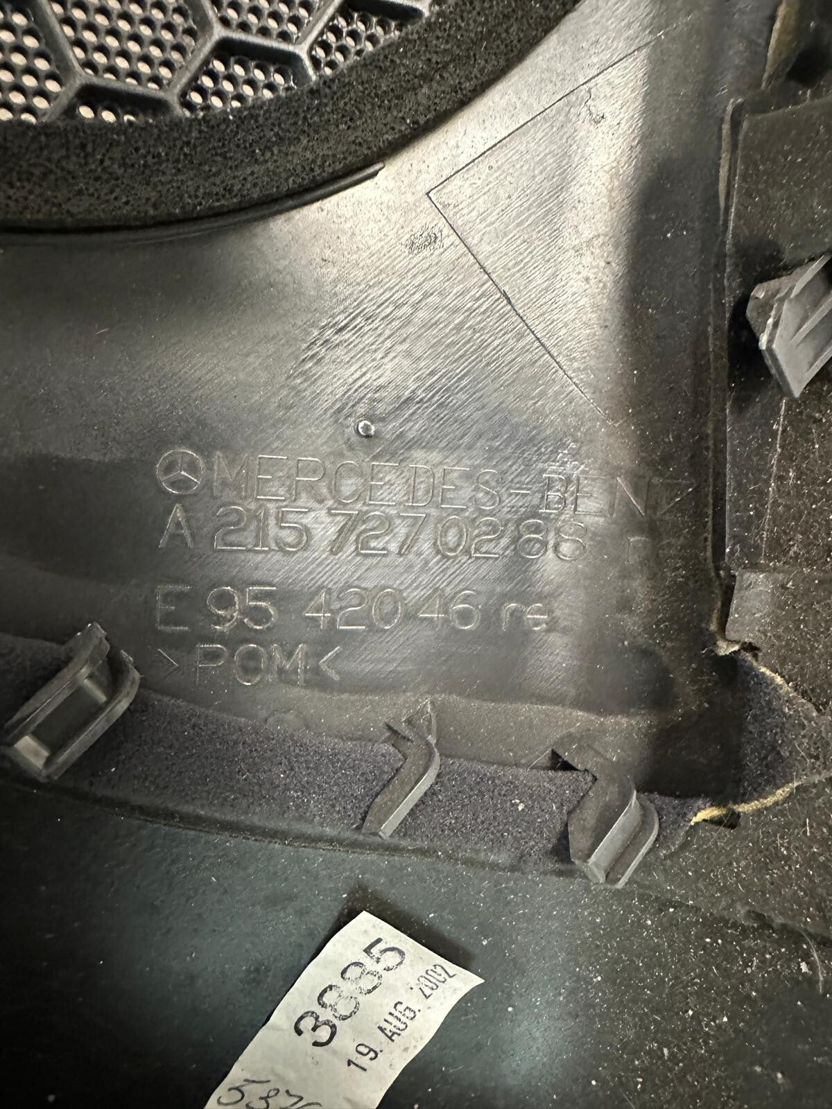 Original Mercedes-Benz CL W215 Türverkleidung rechts – Leder – A2157200670