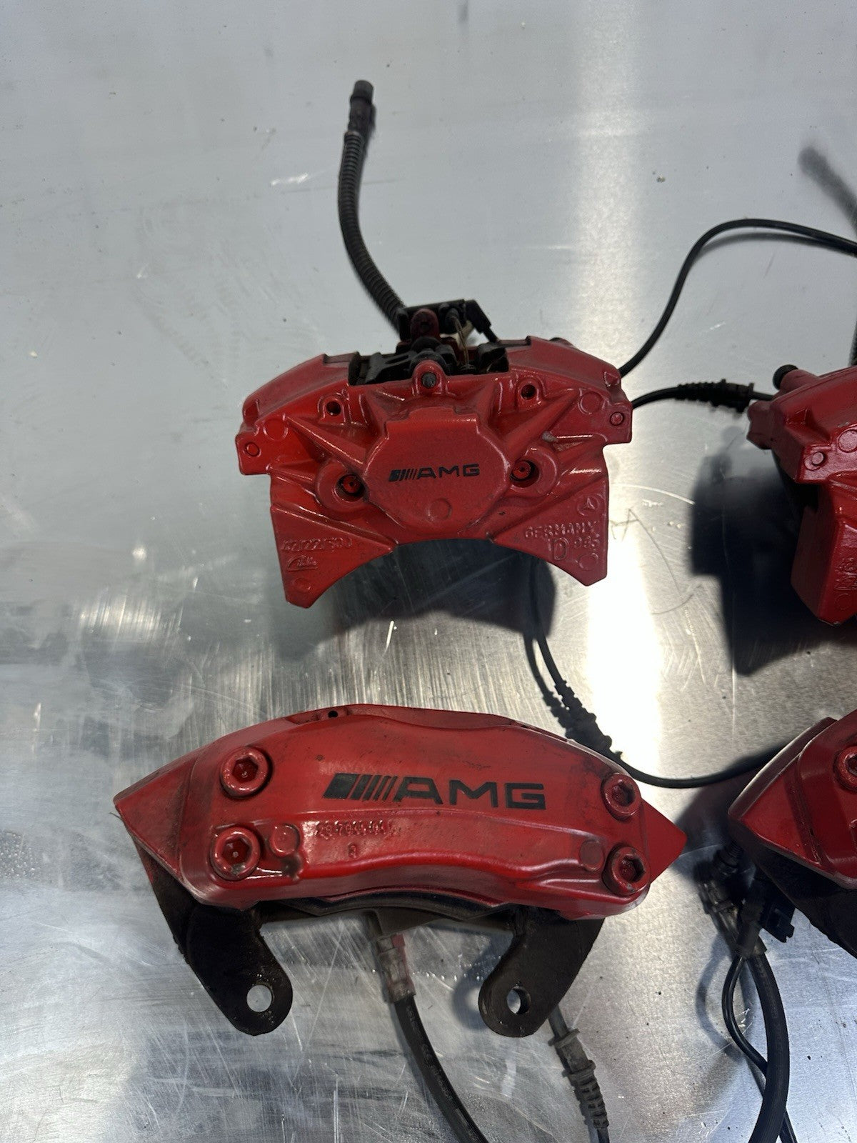 Mercedes W215 Bremssättel SET ROT 0024202483 0024202383 0024206883 0024206783