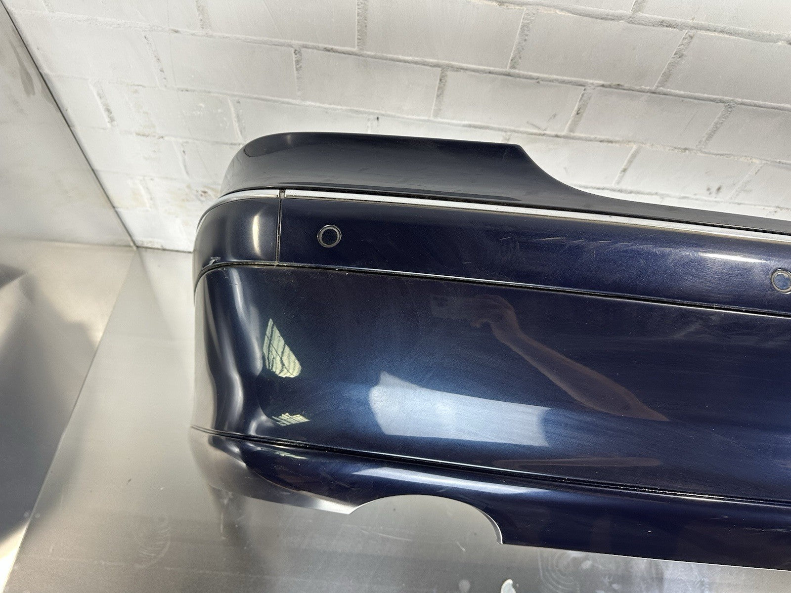 Mercedes W215 CL500 Heckschürze Stoßstange Hinten mit PDC Azuritblau
