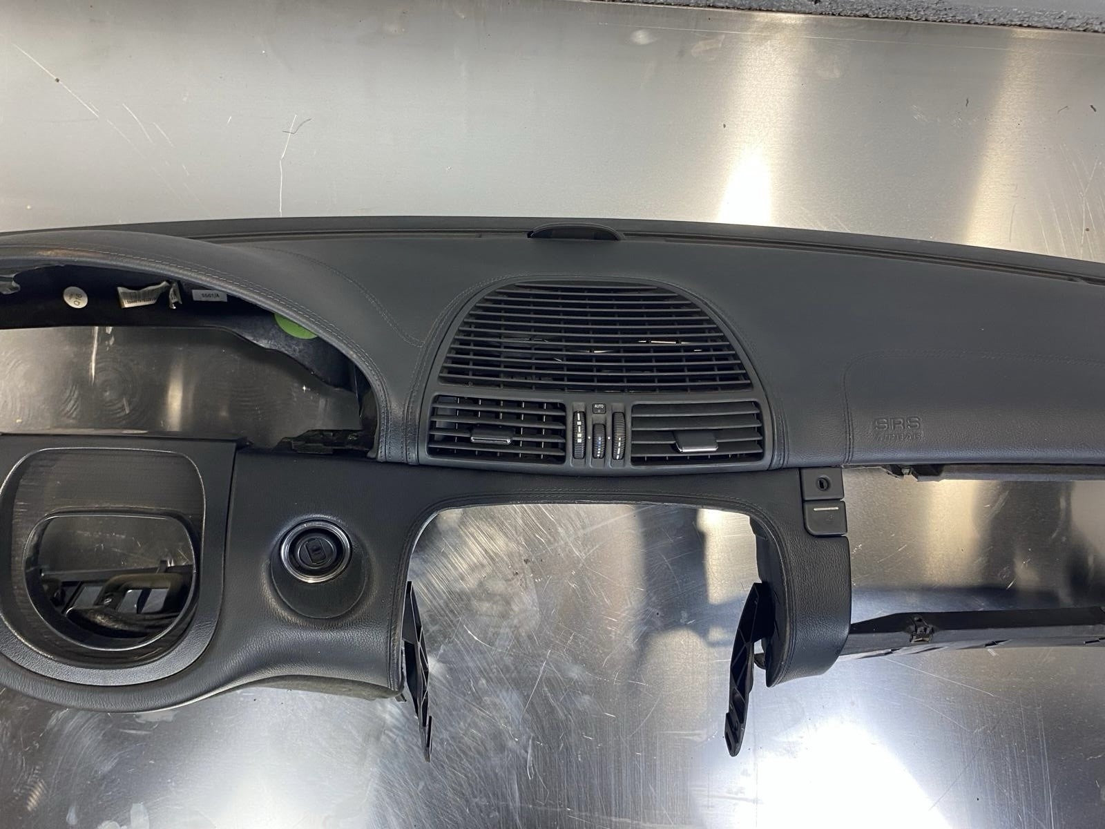 Mercedes W215 CL Leder Armaturenbrett Cockpit 2156800187 schwarz