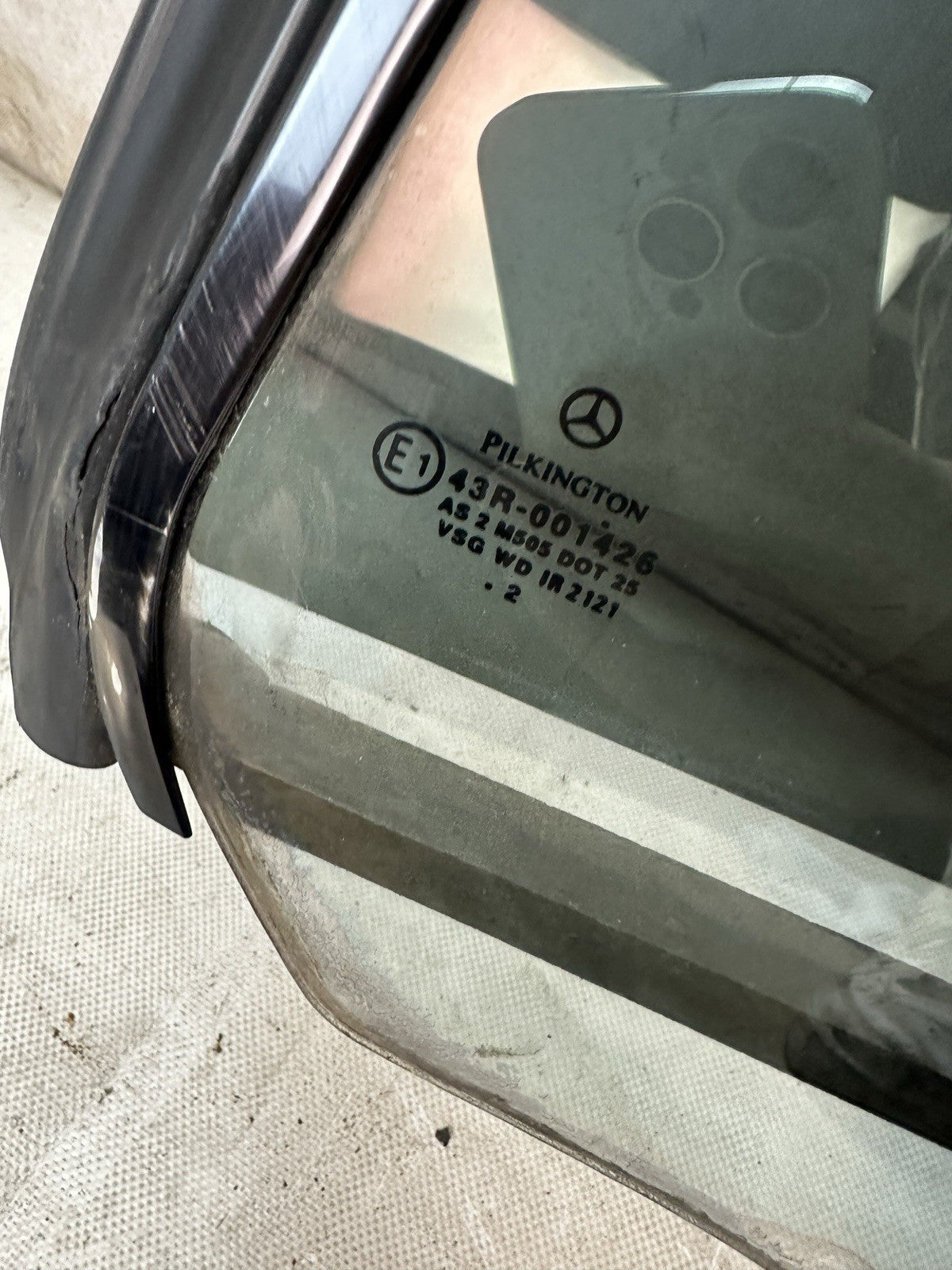 Mercedes W215 C215 CL500 Türscheibe Scheibe Fenster Hinten links Doppeltverglast