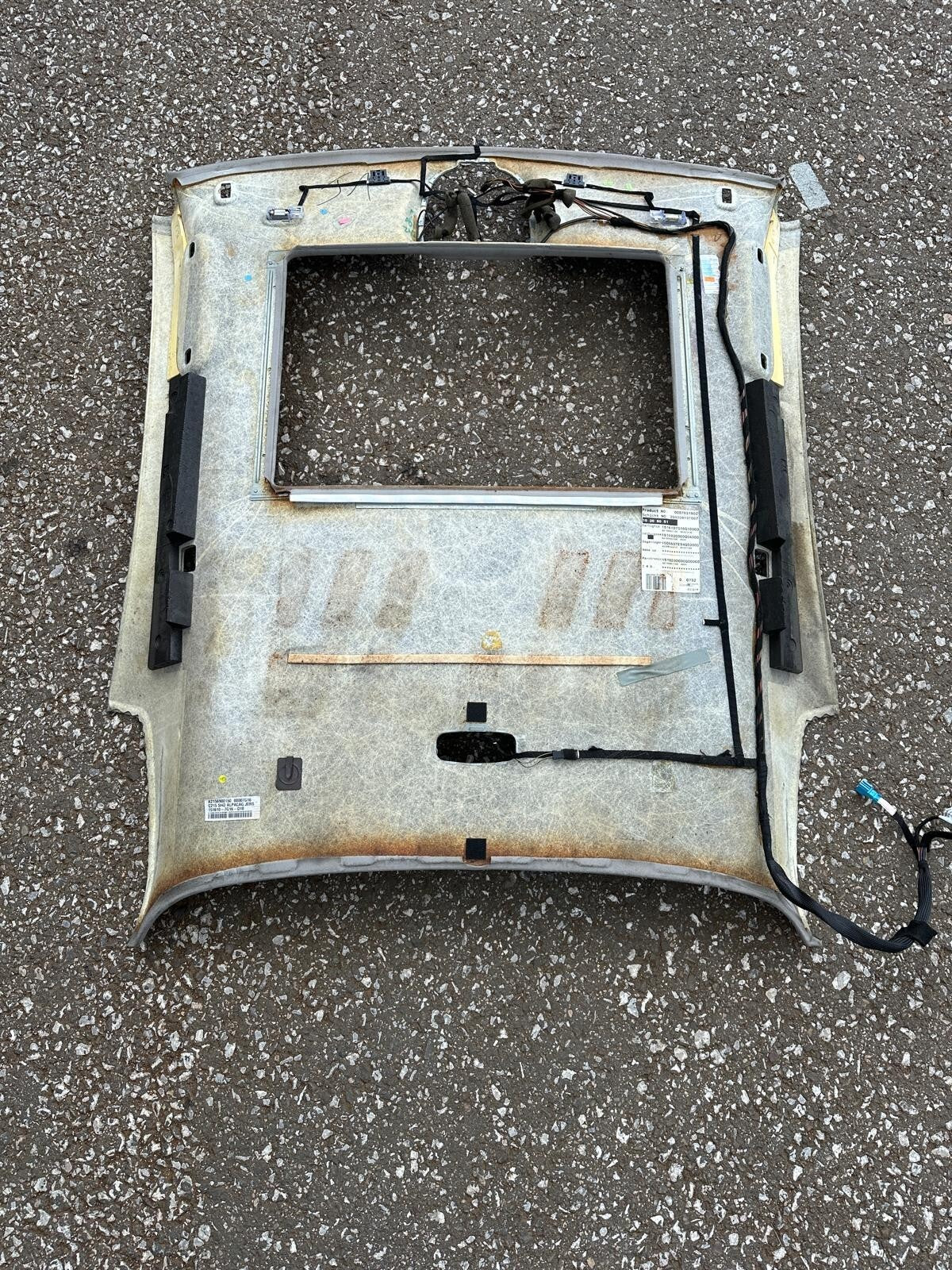 Mercedes Benz CL 500 C215 Dachhimmel Dachverkleidung Formhimmel Grau 2156900150