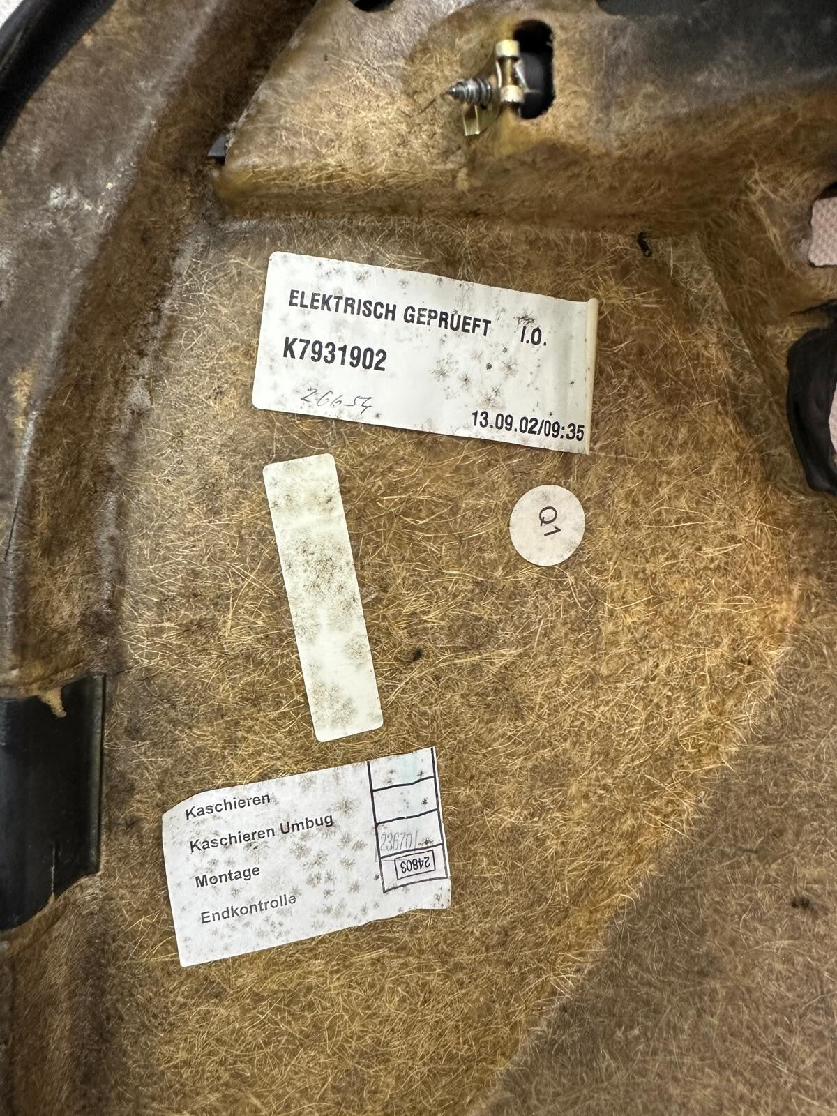 Original Mercedes-Benz CL W215 Türverkleidung links– Leder – A2157200570