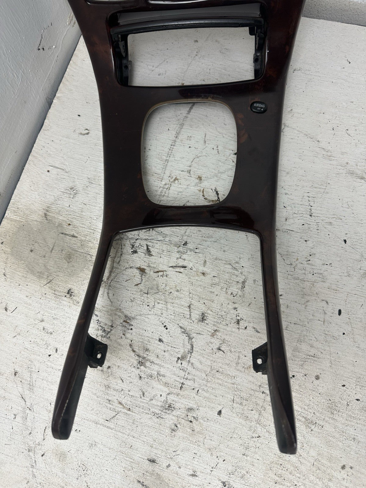 Mercedes W215 Holz Verkleidungen Mittelkonsole Wurzelnuss 2156800539