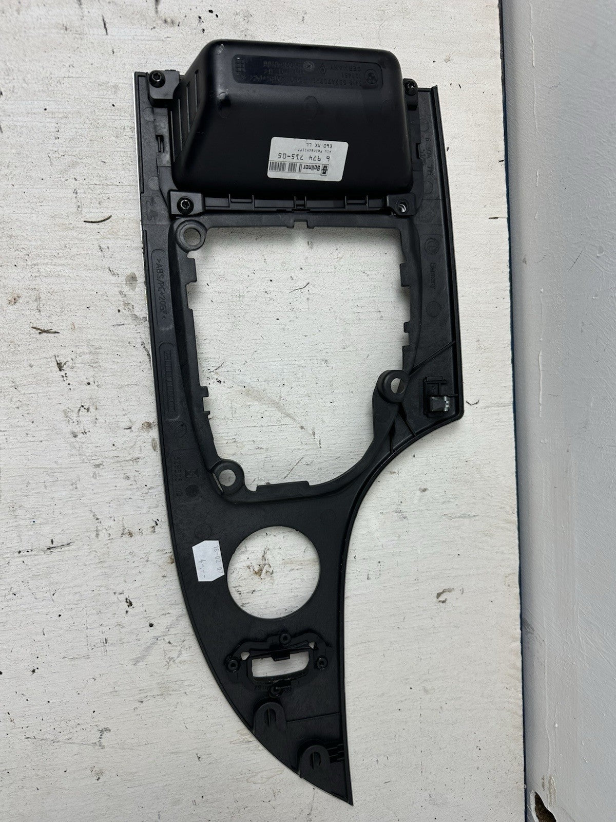 BMW 5 E60 E61 2008 Verkleidung Schalthebel Kunststoff 697471505 DTS2095