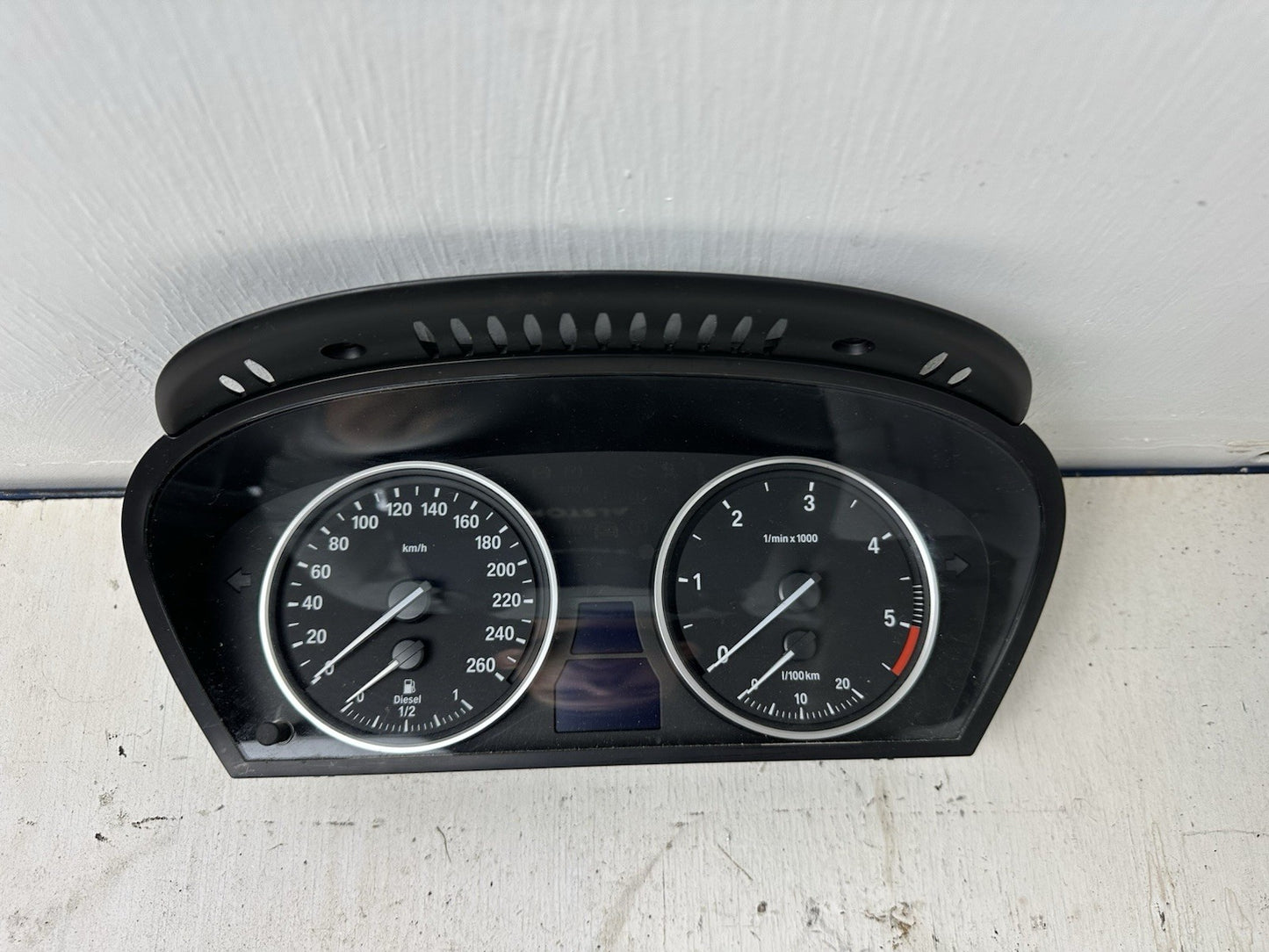 BMW E60 E61 LCI 520d 525d 530d Diesel Tachometer Kombiinstrument 9194889 Tacho