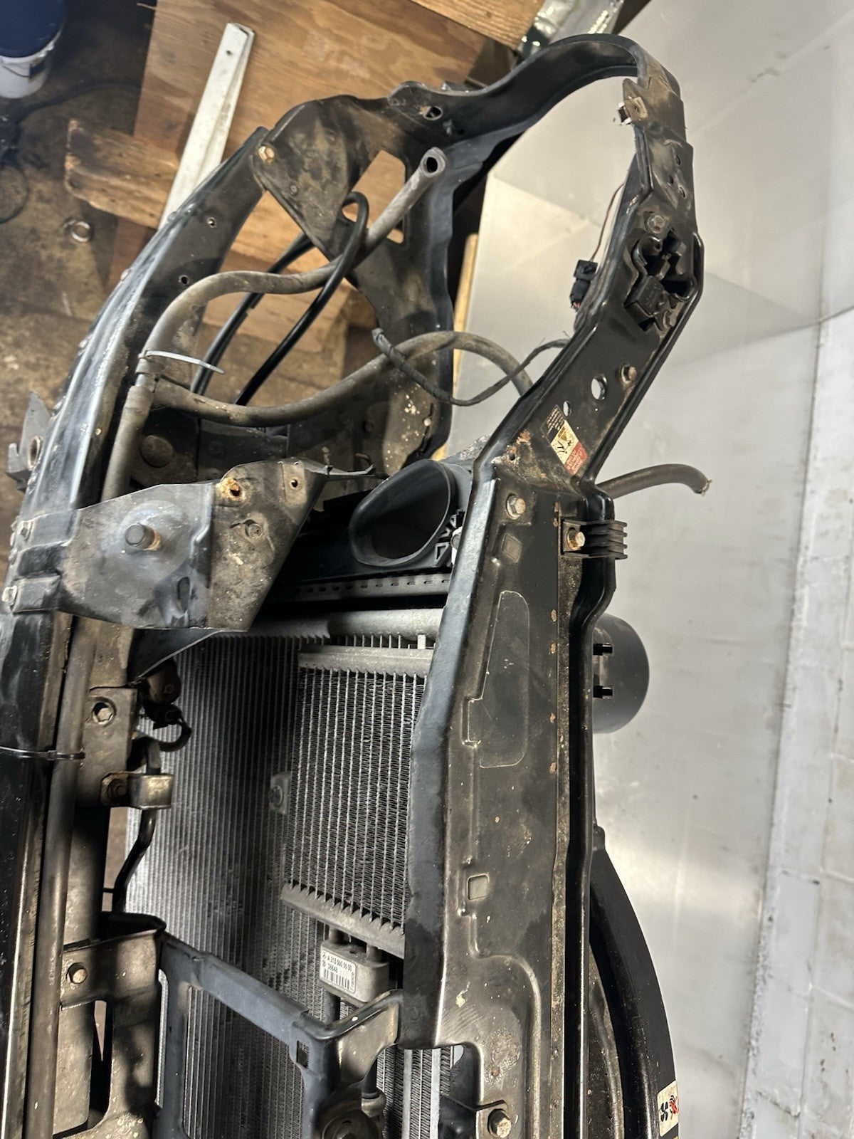 Mercedes Benz W215 CL500 Schlossträger Frontmaske Kühlerpaket Stoßstangenträger