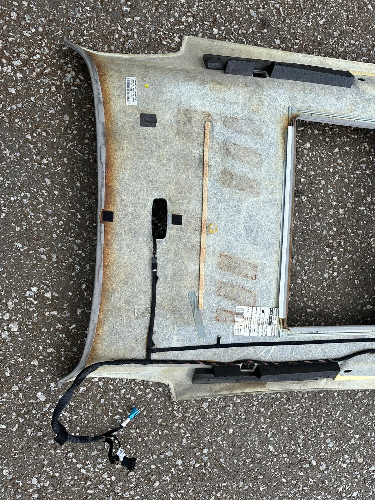 Mercedes Benz CL 500 C215 Dachhimmel Dachverkleidung Formhimmel Grau 2156900150