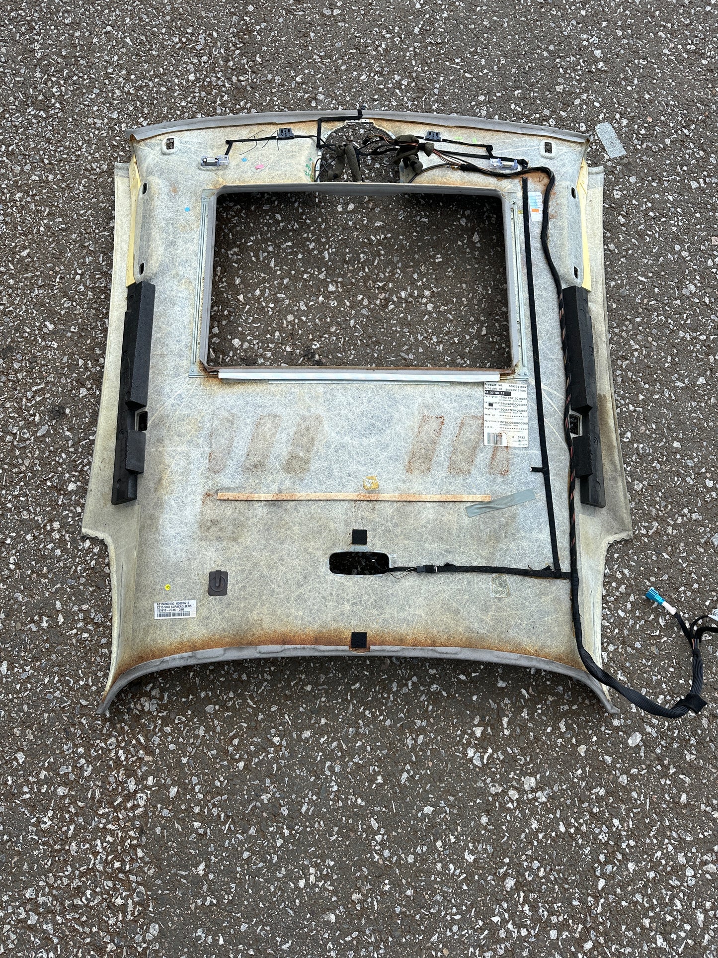 A2156900150 Mercedes Benz CL/S-Coupe C215 Dachhimmel Alpacagrau